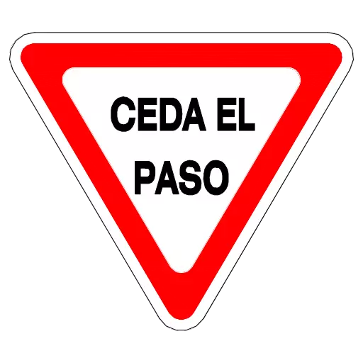 ceda el paso
