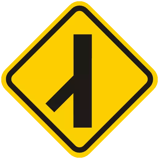 incorporación de tránsito izquierda