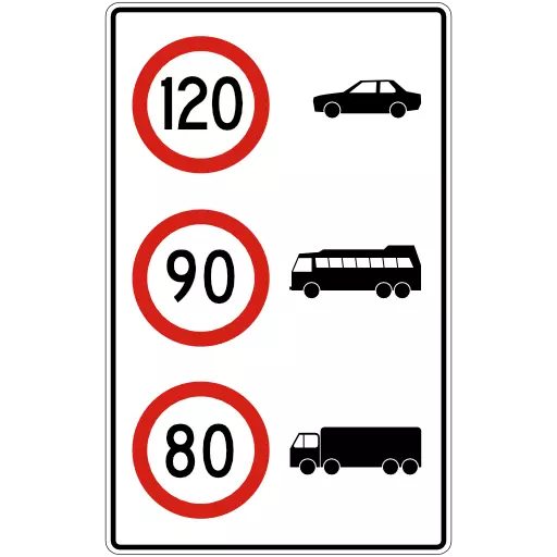 paneles de velocidad combinada