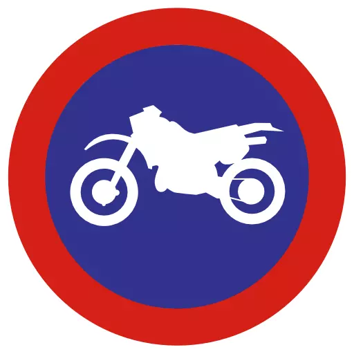circulación exclusiva para motos y ciclomotores